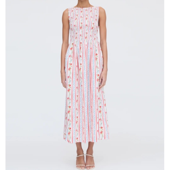 Hill House Dresses & Skirts - Hill House Home- The Cosima Nap Dress, Pomegranate Stripe